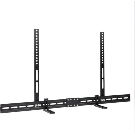 Soundbar Halterung universal verstellbar, Lautsprecher Boxen Soundbar Halter für Samsung, Sony, LG, PC, Bose, an Wand/TV montieren
