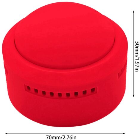 [Soundknopf] Sprechender Musikknopf mit Licht, 8 Farben, ABS/Kunststoff/PCBA, 80 x 60 x 40 mm, für Werbegeschenke, Kinderspielzeug und Haustiere
