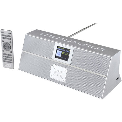 soundmaster IR3300SI Internet Tischradio Internet, DAB+, UKW AUX, Bluetooth®, DLNA, USB, WLAN, Inter