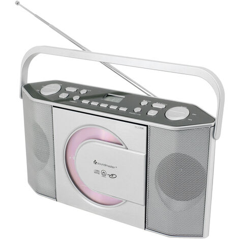 soundmaster RCD1755SI CD-Radio UKW CD Silber