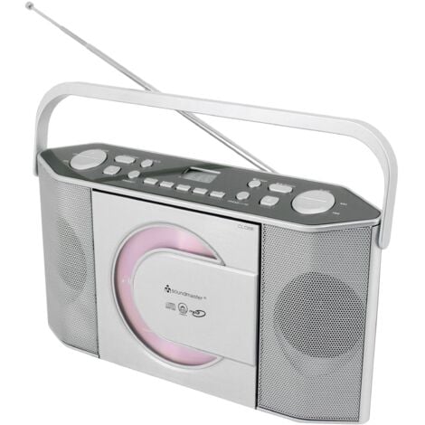 soundmaster RCD1755SI Radio-lecteur CD FM CD argent