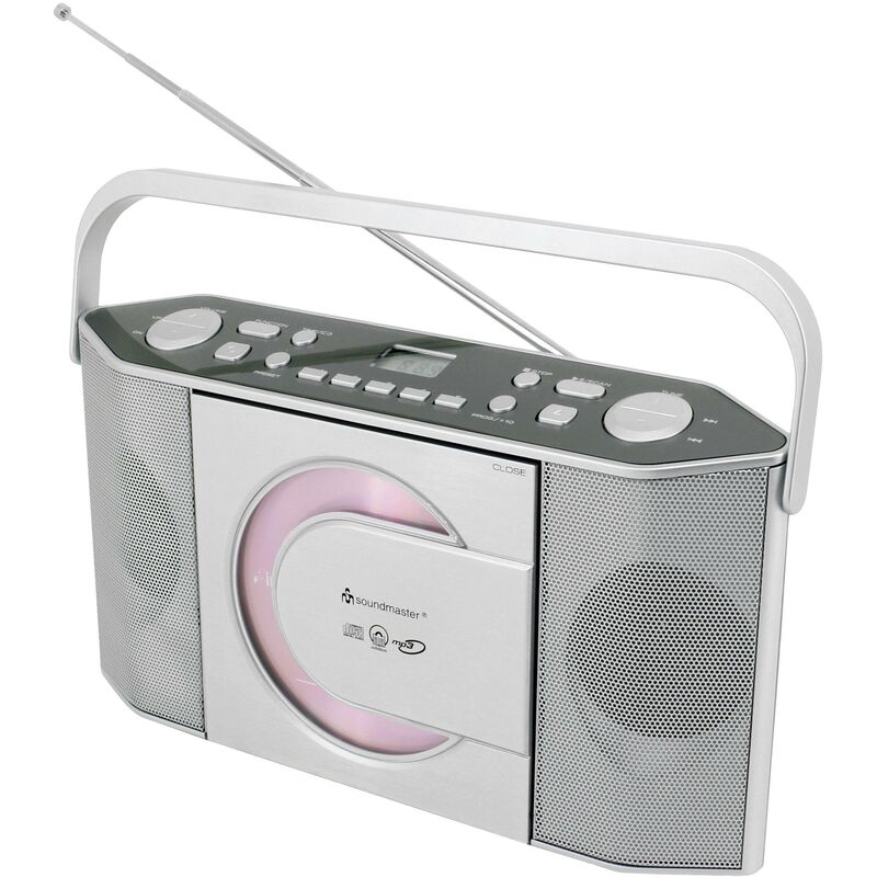 Soundmaster - RCD1755SI Radio-lecteur cd fm cd argent S520472