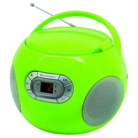 soundmaster SCD2120GR Radio CD FM AUX, CD Verde
