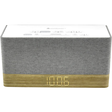 SOUNDMASTER UKW-PLL Uhrenradio UR630WE, Bluetooth, USB Ladefunktion