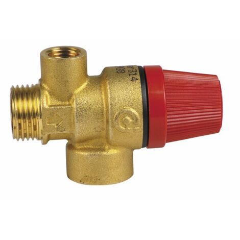 Diff – Soupape chauffage central 3b – Filetage sortie 1/2'' – Pression max 3 bars – Sécurité pour systèmes thermiques Bosch - 87168101420