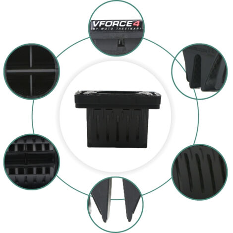 Soupape à lamelles V4144 pour YAMAHA Y125Z DT200 RZ-X YFZ350 RX135, une soupape à lamelles deux temps qui améliore l'efficacité d'admission.