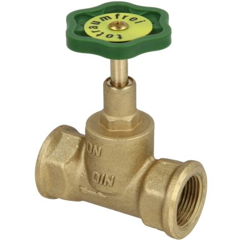 Soupape à passage direct 1 1/2’’ FF sans purge avec broche montante