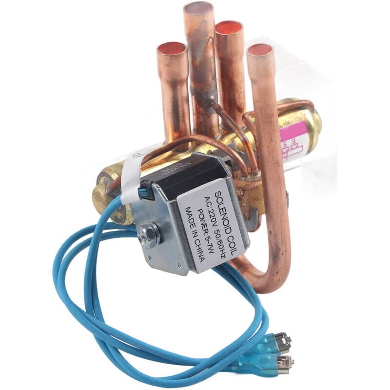 SNQ - Soupape à Quatre Voies, Vanne à Quatre Voies à Courant Alternatif, climatisation Accessoire d'entretien du Service de réfrigération de la vanne