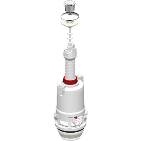 Soupape à tirette pour mécanisme de chasse d'eau – Installation sans outil – S'adapte à réservoirs 18-40 mm – Joint silicone et élastomère – Mpmp