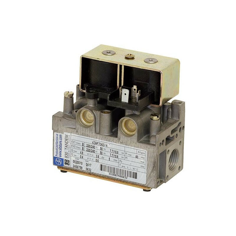 SIT - Soupape combinee gaz tandem 830 220/240 v - 50 Hz Ref. 0.830.040