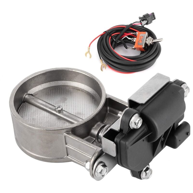 Soupape de commande d'échappement de voiture, soupape de dérivation d'échappement activée par suralimentation électrique, arrêt basse pression,
