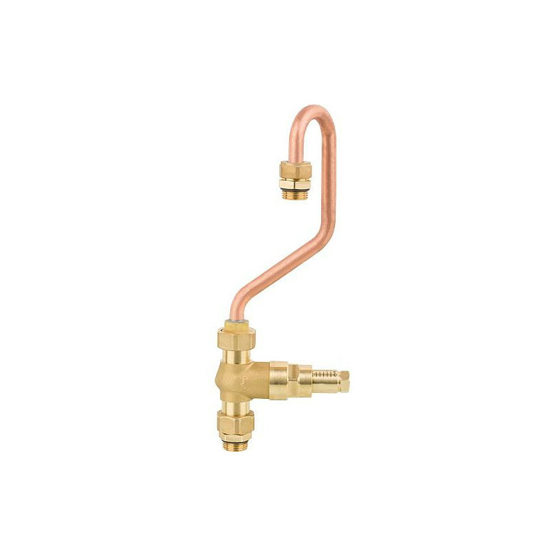 Soupape de decharge avec tube bypass pour unite de regulation au sol Easyflow