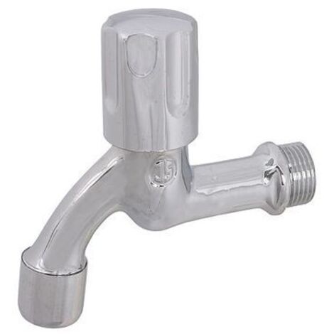 Soupape de décharge JS avec perlateur, poignée de conception, 1/2", chromé poli