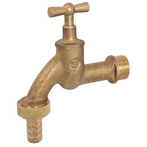 Soupape de décharge JS avec raccord de tuyau, partie supérieure à bouton-poussoir, 3/4", MS-blank