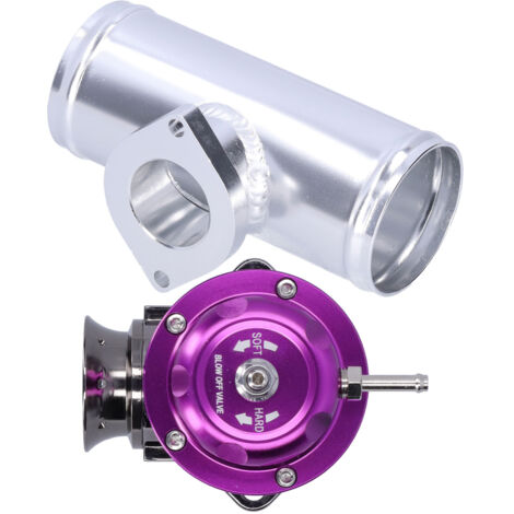 Soupape de décharge turbo billette aluminium 2,5 pouces type universel SDDBOVGRSBL FPG250 (violet)