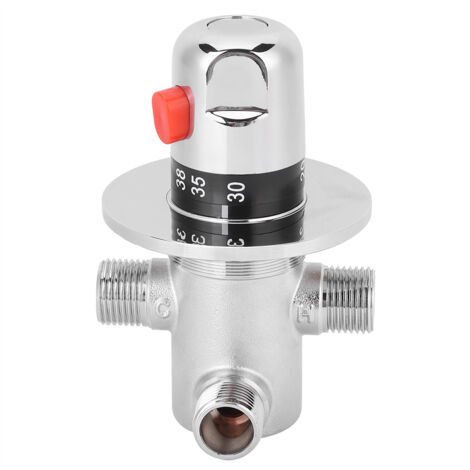 Soupape de Mélange Thermostatique G1/2 pour Chauffe-Eau Solaire, Régulation de Température