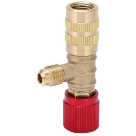 Soupape de réfrigérant Soupape de sécurité liquide de soupape de charge de réfrigérant pour R22 R410 R134A R404 1/4in