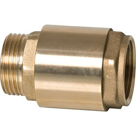 Soupape de retenue en laiton filet male 3/4" x fem 3/4" Type 7 circulant male vers femelle