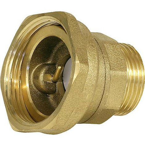Soupape de retenue reglable avec ecrou-chapeau 11/2" filetage male R 1" type 192