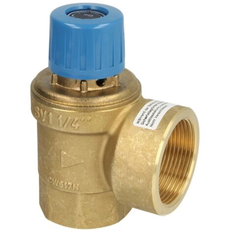 Soupape de sécurité 1 1/4'' pour eau potable 10 bar