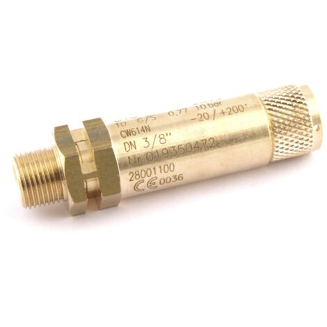 Soupape de sécurité 3/8" 10bar pour compresseurs - SA 0578 - CLAS Equipements