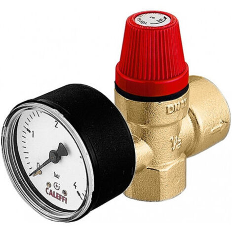 Soupape de sécurité à membrane 1/2 pouce m Manometer 3.0 bar