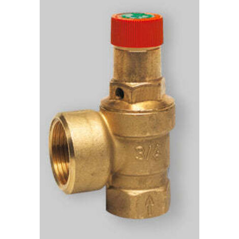 Soupape de sécurité à membrane à pression maximale ordinaire 3/4"X1" - 3 Bar 100 Kw