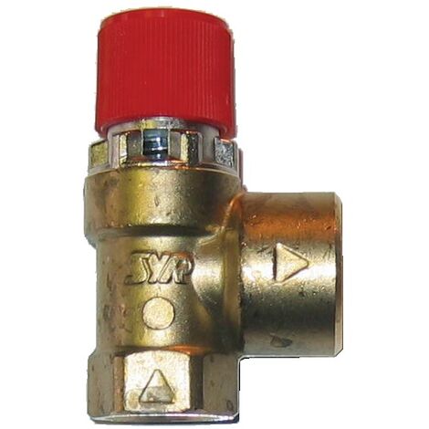 Soupape de sécurite chauffage SVH30 avec sortie majorée 3 et 4bars 26x34