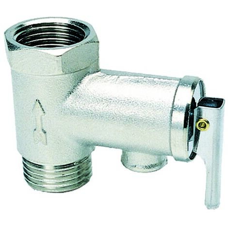 Soupape de sécurité et de retenue pour chauffe-eau à sortie manuelle va131 1/2 "mf 10 bar