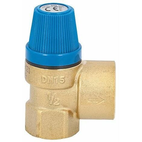 Caleffi Membrane Soupape de sécurité Soupape de sûreté Solaire 1//2/" x 3//4/" 3 BAR