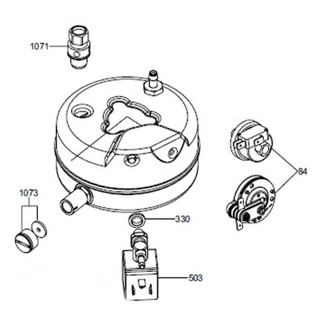 SOUPAPE DE SECURITE REP 1071 pour PIECES ENTRETIEN DU LINGE...
