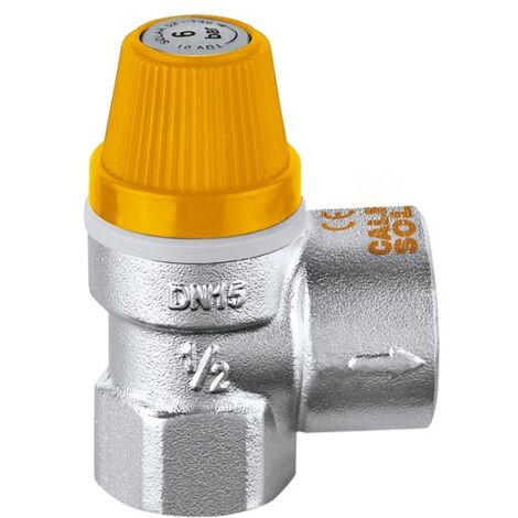 Soupape de sécurité solaire série 253 pour installations solaires Caractéristiques : 6 bar