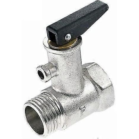 Soupape de sécurité universelle 3/4" 7 bar pour couvercle de chauffe-eau - Qualité