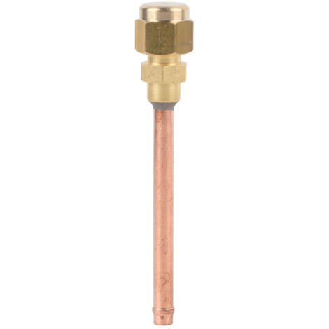 Soupape de Service à Soudure en Laiton pour Gaz R410A, Sens Unique, Commande Manuelle, pour Systèmes de Climatisation (189 caractères)