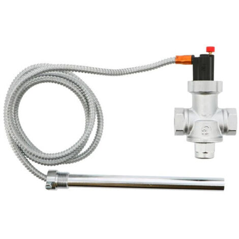 Soupape De Chauffage 3b Avec Manomètre 1/2" - Marque DIFF - Référence 111885 - Neuf Sous Emballage