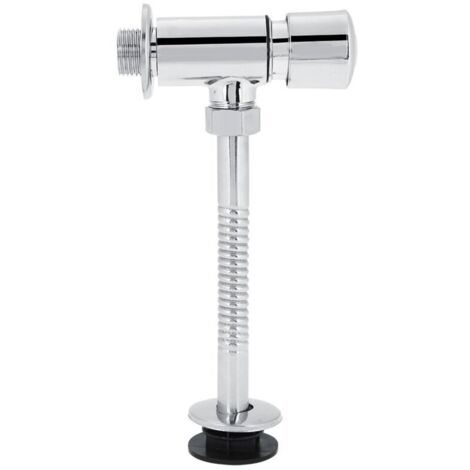 Soupape de vidange d'urinoir, outil durable de rinçage de main de toilette de salle de bains de valve de rinçage d'alliage de zinc durable
