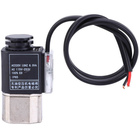 Soupape Solénoïde Fonte Mute Sans Huile Décharge Drain Compresseur Air Raccord Pompe