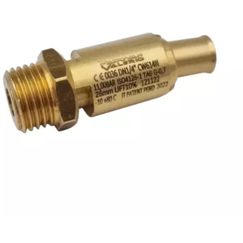Soupape de sureté 1/4' 11 bar nuair