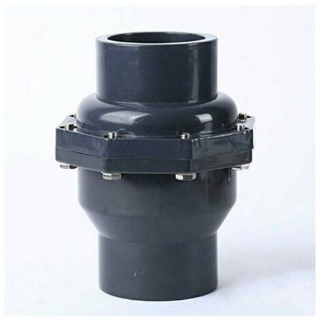 Soupape vidange clapet anti refoulement clapet anti retour eau pvc diamètre intérieur 50mm，DN40 (Diamètre Intérieur 50mm)