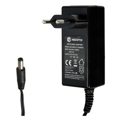 Source de alimentation - sortie dc 12 v 2 a - 1 sortie - jack standard - stabilisé - longueur de