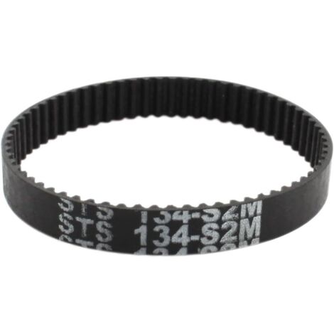 Sourcing Map S2 M-134 67 Teeth 6mm Width Black Rubber Industrial Cogged Timing Belt