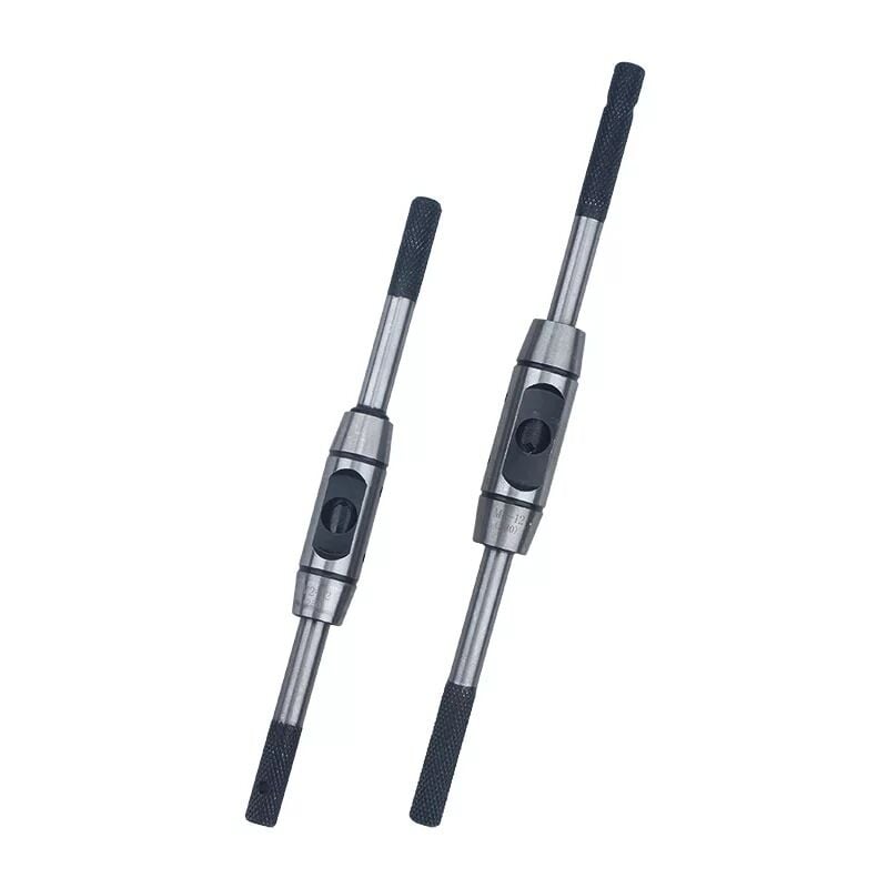 Gotrays - sourcing map Tourne à Gauche Porte Taraud Réglable Robinet Clé Poignée pour Métrique M6-M14 Robinet Fraise Clé à Tarauder Outil Corps