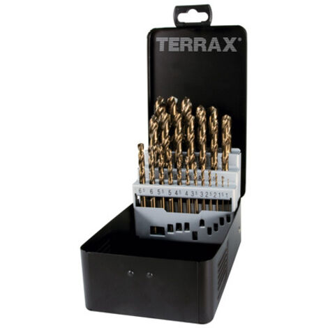 Sourcing Terrax HSS Cobalt Forets de Perçage Brun Doré