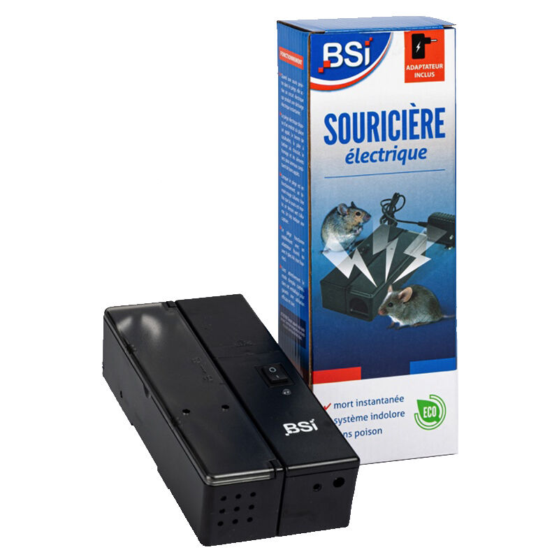 BSI - Pièges à Souris Electrique - Sans cruauté pour l'Animal - Très Efficace