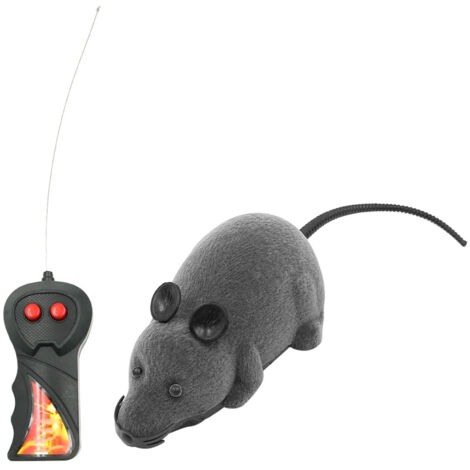 Souris/jouet pour chat radiocommandé - Jouet pour chat gris  Souris/jouet pour chat radiocommandé - Jouet pour chat gris