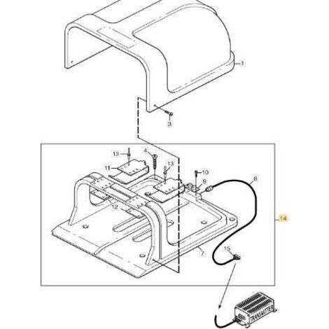 SOUS-BASE DE CHARGE ORIGINALE STIGA - 1126-1248-01