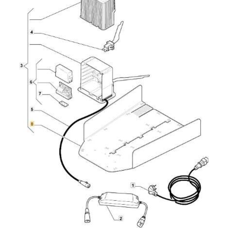SOUS-BASE DE CHARGE ORIGINALE STIGA - 1126-1435-01