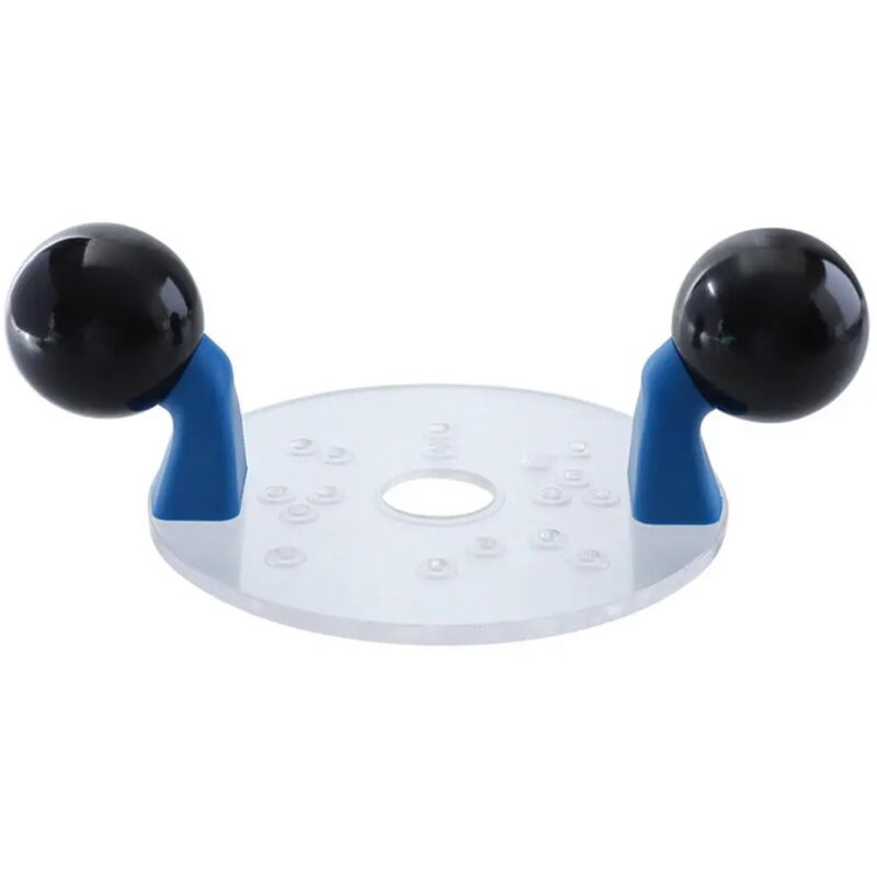 Alovez - Sous-base de routeur Drillpro Compact avec poignées Fixation de routeur pour les outils de travail du bois Bosch Dewalt