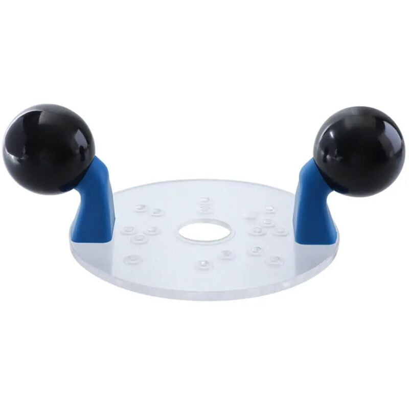 Alovez - Sous-base de routeur Drillpro Compact avec poignées Fixation de routeur pour les outils de travail du bois Bosch Dewalt