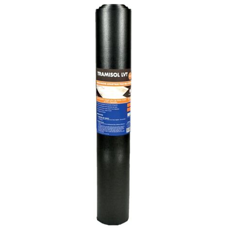 Sous-couche acoustique lames vinyles ou PVC TRAMISOL LVT isolation acoustique en pose flottante 15 x 1m - TRAMICO